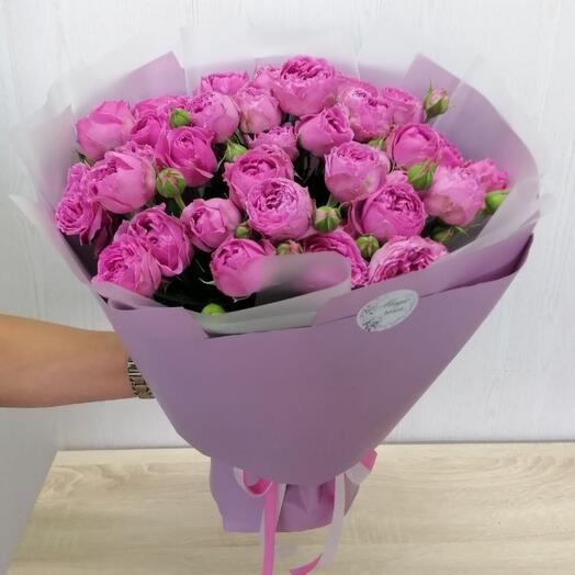 Ramo de rosas de peonía de arbusto