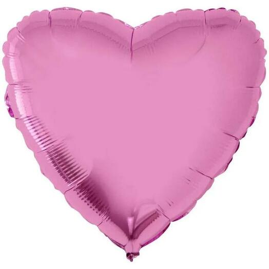 Helium balloon, 45 cm, purple heart
