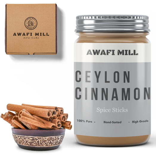 AWAFI MILL Sri Lankan Cinnamon | Ceylon true cinnamons - Bottle of 100 Gram