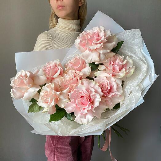 Французские розы, 9 шт