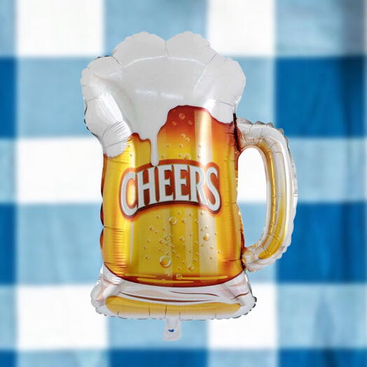 Balon Hel kubek piwo. Helium foil balloon Beer Cup
