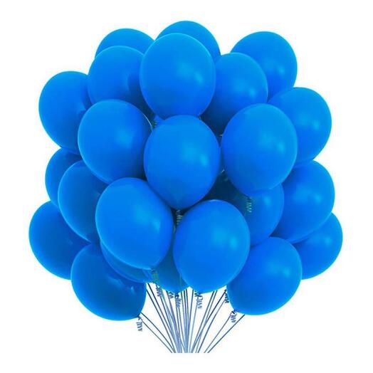 25 Blue Helium balloons B