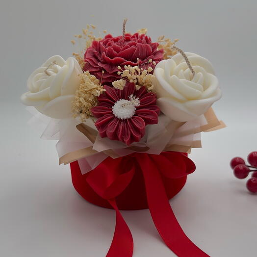 Valentine s Day Flower Candles Bouquet