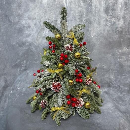 Счастливый 2025 ёлочка с Гирляндой