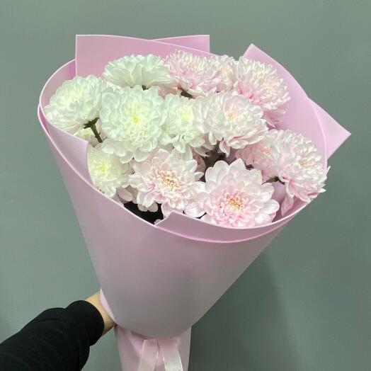 🌸Комплимент из кустовой хризантемы | Дизайнерское оформление | Доставка Цветы