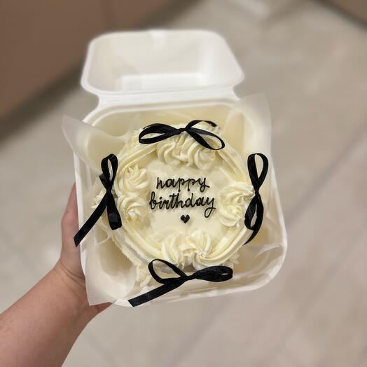 Бенто с бантиками, рюшами, happy birthday