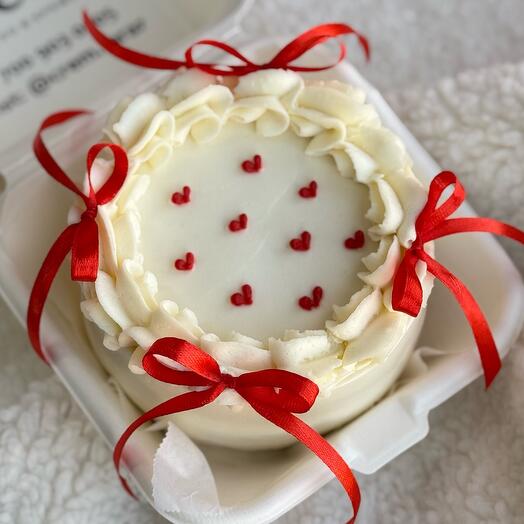 Бенто торт с бантиками