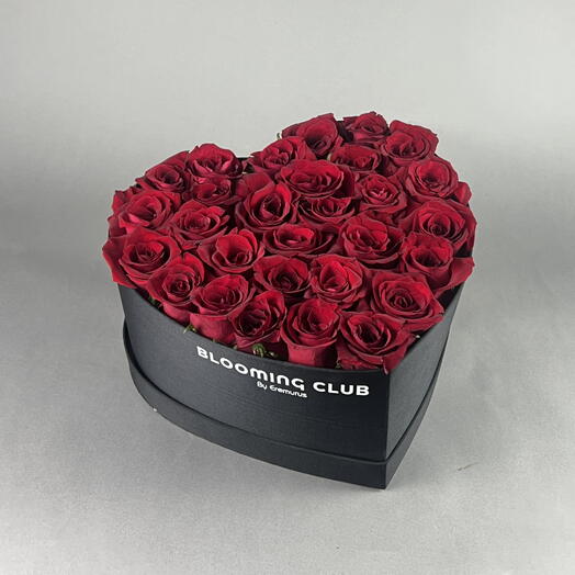 Heart shape Love Roses Box