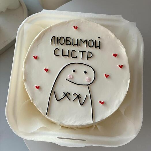 Бенто торт любимой сестре