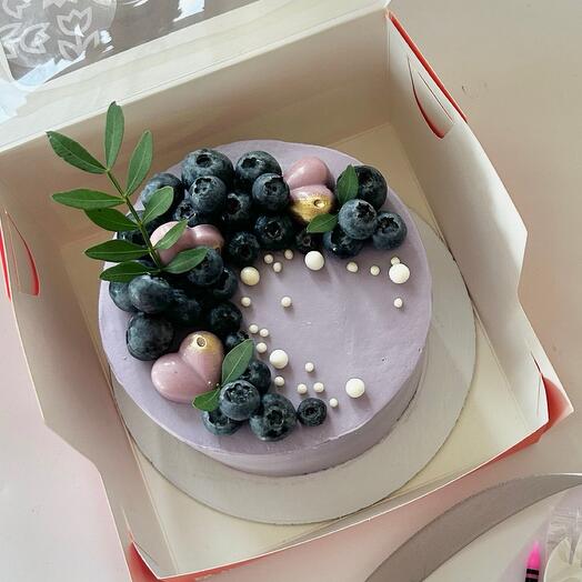 Bento-MAXI cake with blueberries