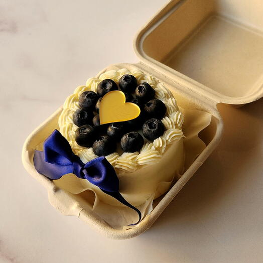 Blueberry bento cake