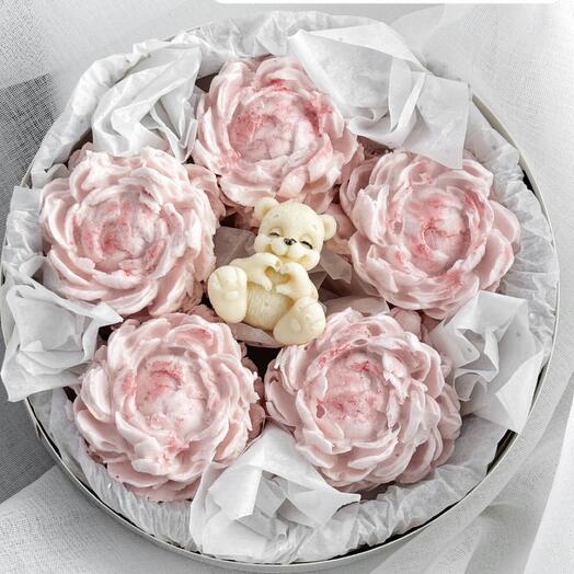 Marshmallow peonies