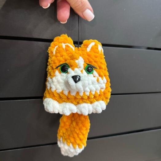 Плюшевая игрушка Лисичка на подвесе