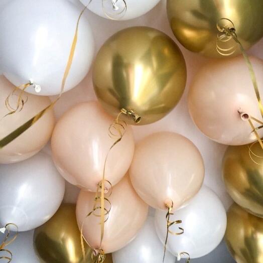 Набор шаров «Персиковые облака» 15 шт