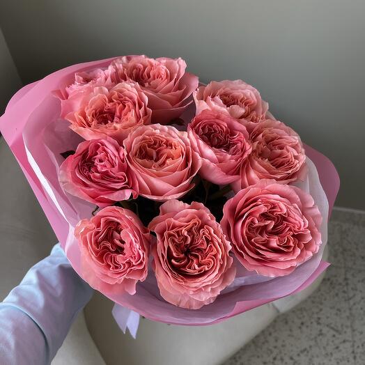 11 пионовидных роз🌸🌸🌸