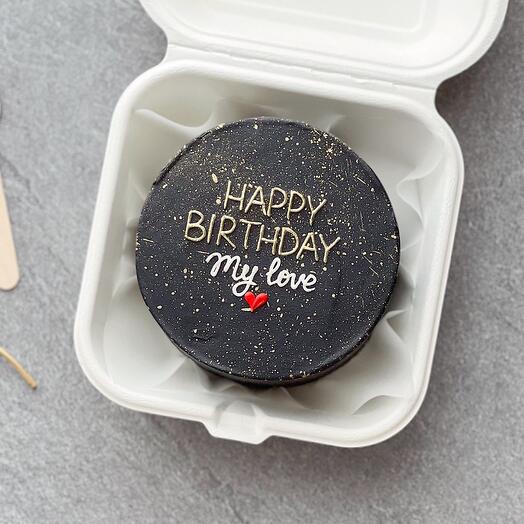 Бенто-торт для мужчины, мужа, парня «Happy birthday my love»