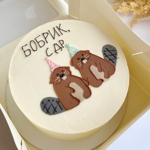 Торт мини с рисунком (1кг)