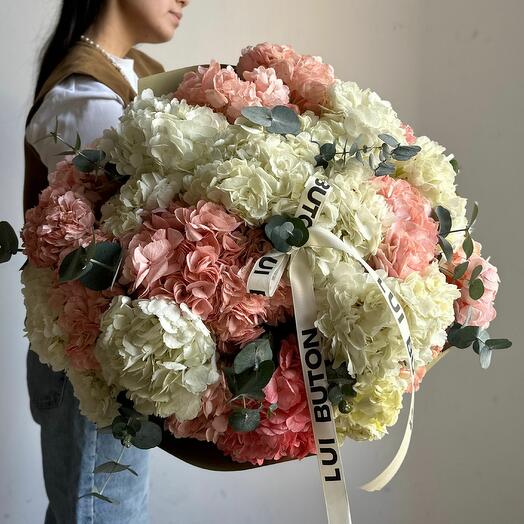 Облако из гортензий, размер L