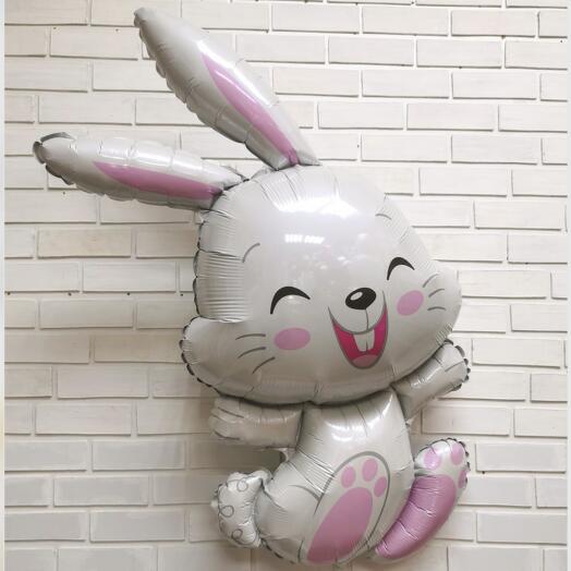 Шар фольгированный Заяц веселый 61см