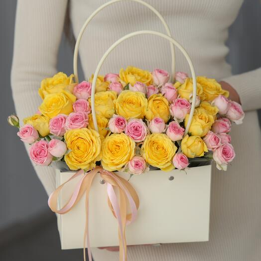 Композиция в сумочке «Сейшелы»