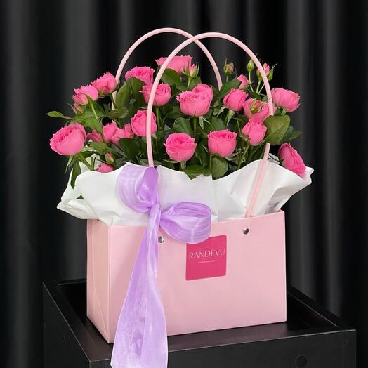 Цветы в коробке