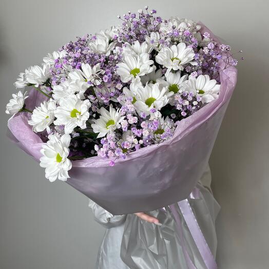 Букет "Нежные объятия💜"