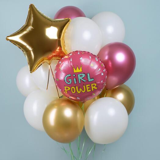 Набор шаров Girl Power