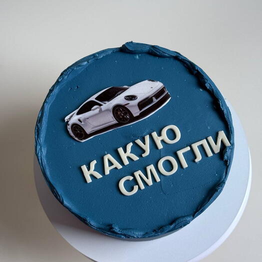 Бенто-торт с машиной. Какую смогли подарить