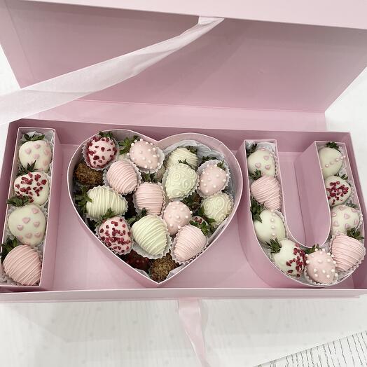 Клубника в шоколаде l love you