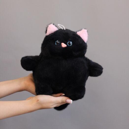 Мягкая игрушка Черный котик