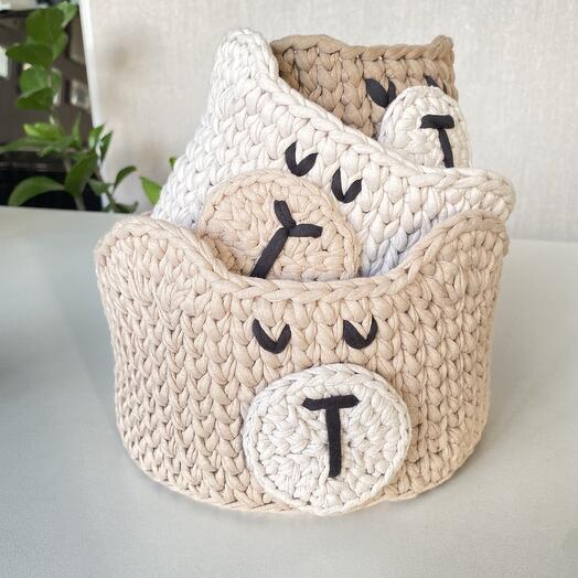 Подарочный набор детских корзин « Три медведя»