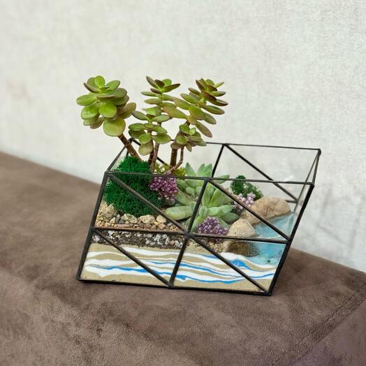 Цветочный склон подарок для мамы