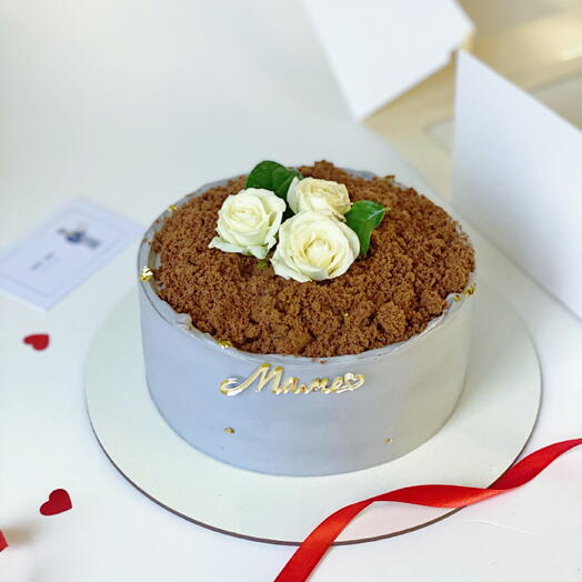 Торт для мамы «цветочный горшок» 1 кг