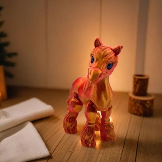 Игрушка лошадь, 3D печать, символ 2026