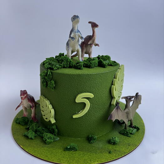 Детский торт с динозаврами 1,5кг