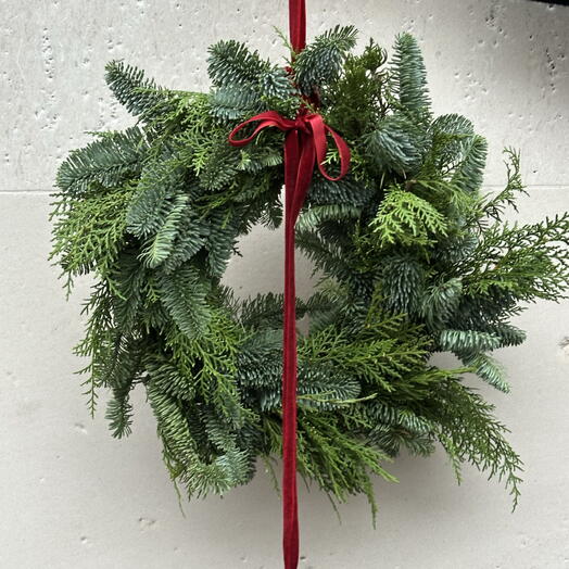 Classic Christmas wreath