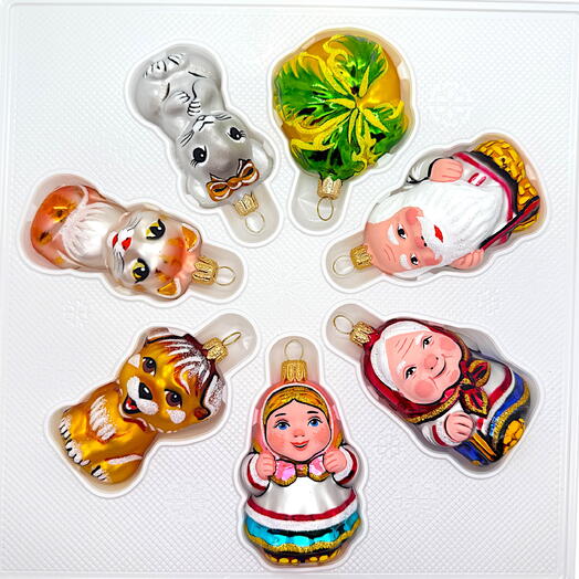 Набор ёлочных игрушек "Репка" (Ёлочка)