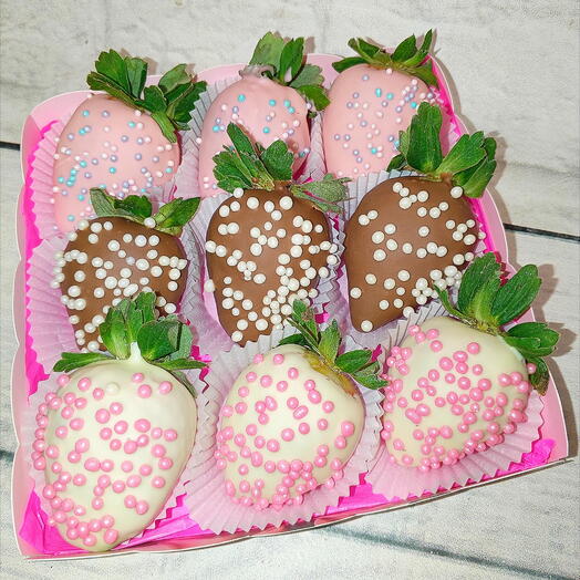 Клубника в шоколаде 9 штук
