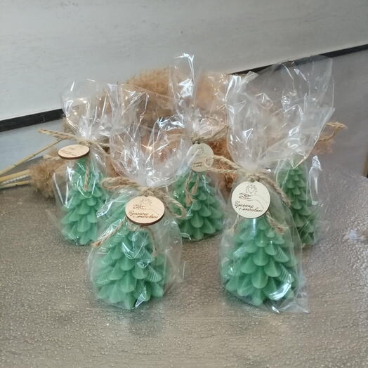 Елочки свечи 5шт