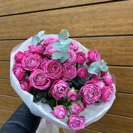 Монобукет из пионовидной кустовой розы 🌸☺️