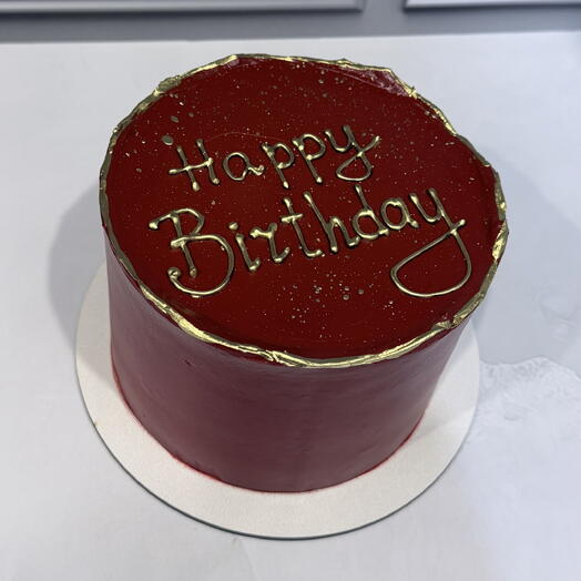 Торт бенто макси Happy Birthday золото