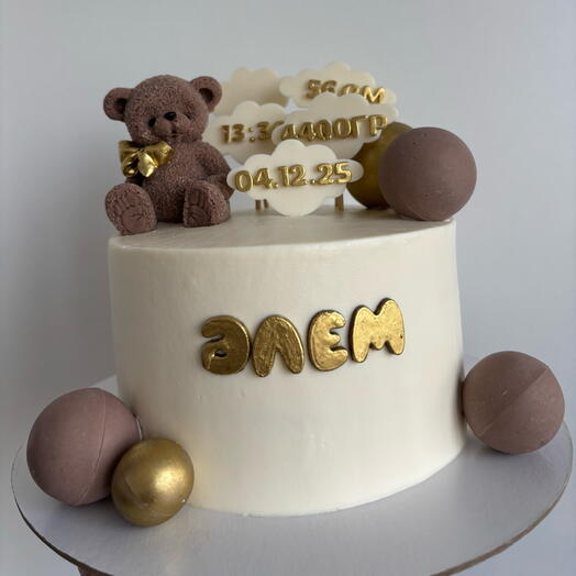 Торт 1кг с мишкой