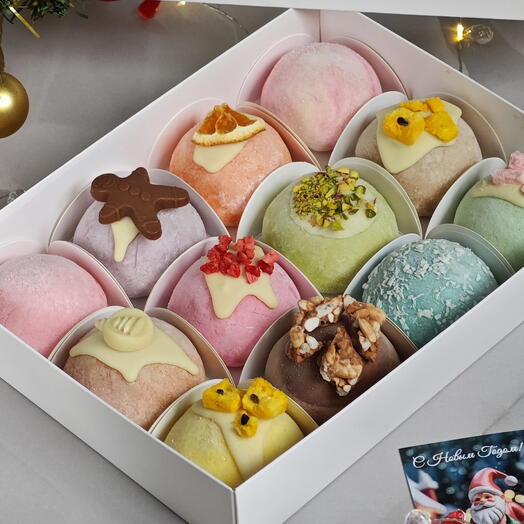 МОТИ ассорти вкусов. Трендовый японский десерт (уп.12 штук)