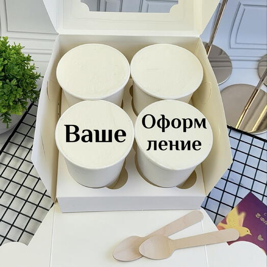 Торт в стакане набор cake to go с вашим оформлением
