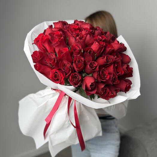 Скидка 30%🔥 Букет 51 Роза в оформлении ️