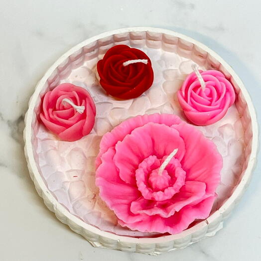 Цветочный уют цветочные свечи