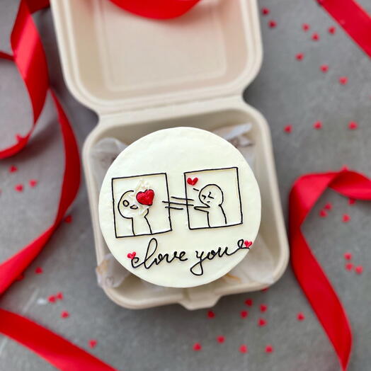 Бенто-торт «»люблю тебя»