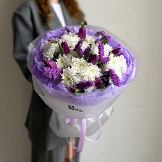 Букет "Фиолетовый микс"