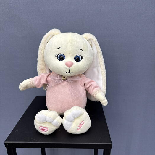 Мягкая игрушка зайка Мия в розовой кофте