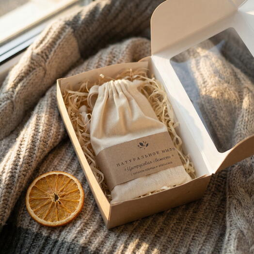 Мыло ручной работы «Цитрусовая свежесть»